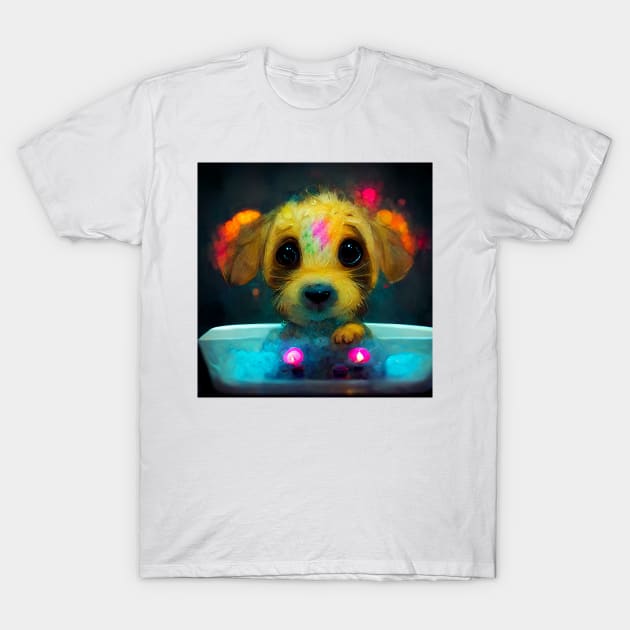 The Dog In The Gardener T-Shirt by AbstractArt14